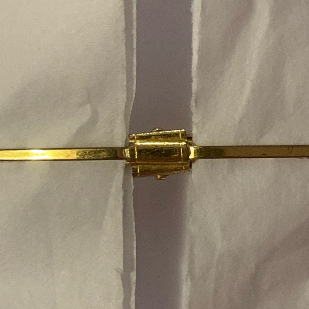 Vintage Gold Toned Sweater Clip - Picture 4 of 8